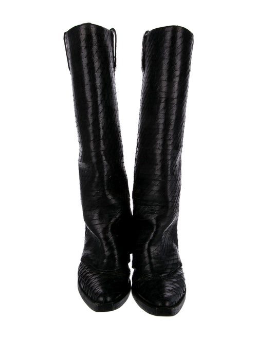 Givenchy Snakeskin Riding Boots