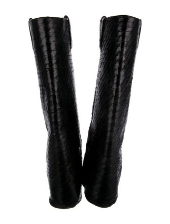 Givenchy Snakeskin Riding Boots