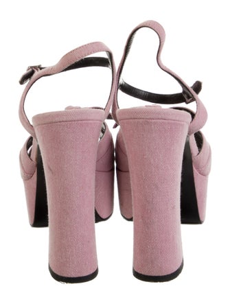 Givenchy Denim Slingback Pumps