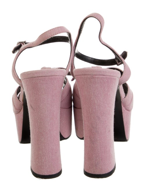 Givenchy Denim Slingback Pumps