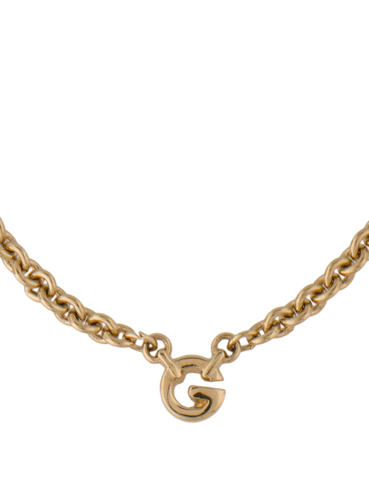 Givenchy Vintage 'G' Pendant Necklace