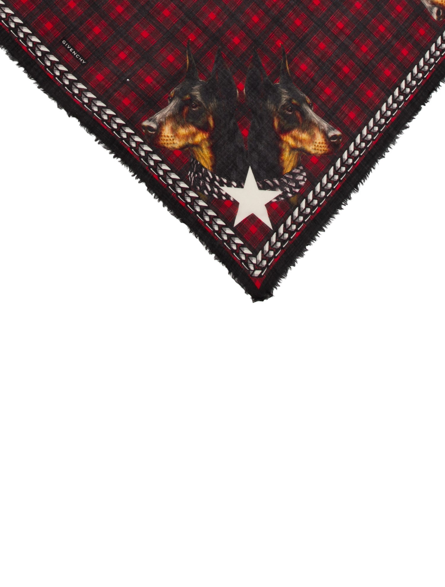 Givenchy Wool Printed Scarf