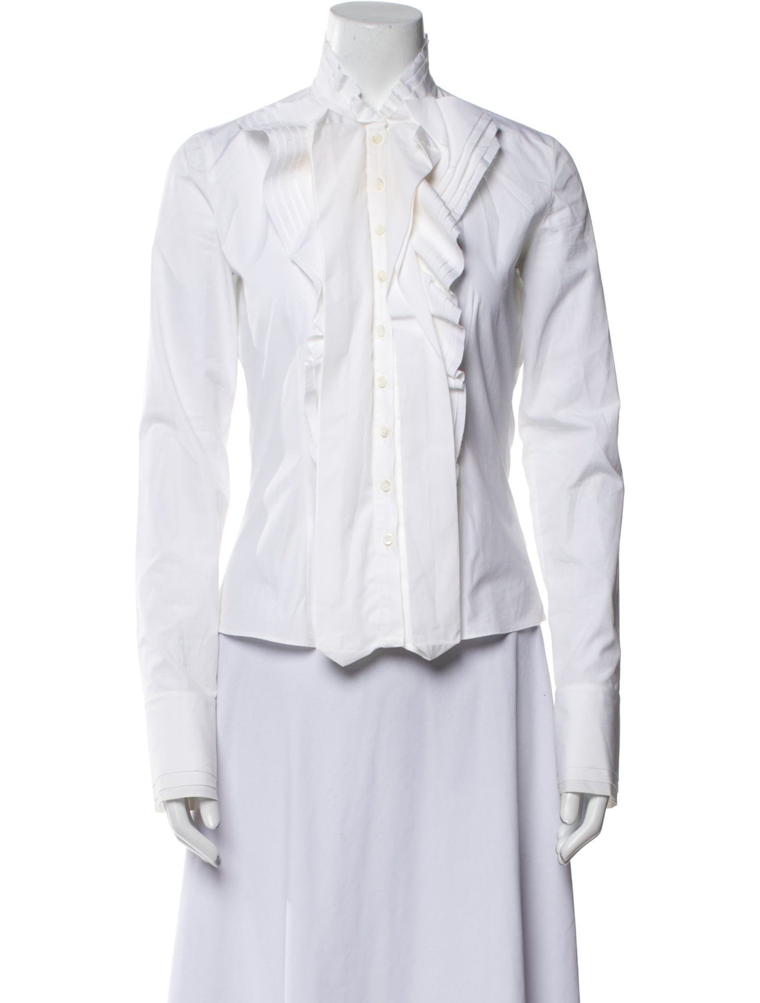 Givenchy Long Sleeve Button-Up Top