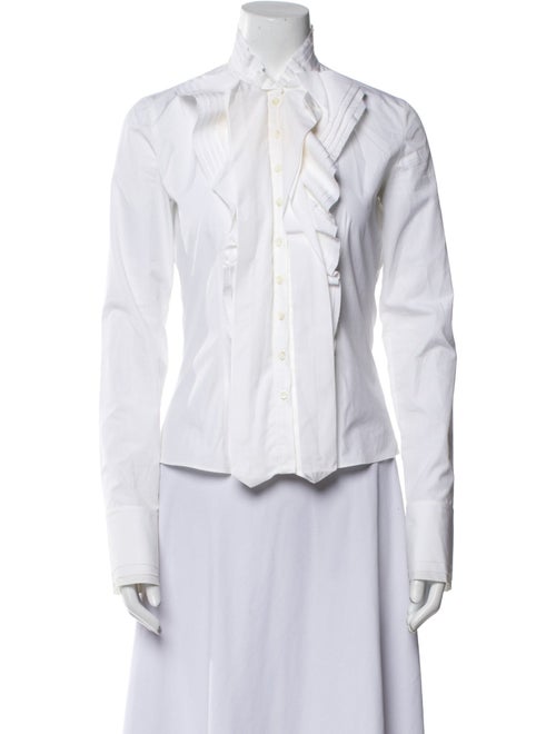 Givenchy Long Sleeve Button-Up Top