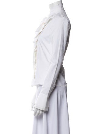 Givenchy Long Sleeve Button-Up Top