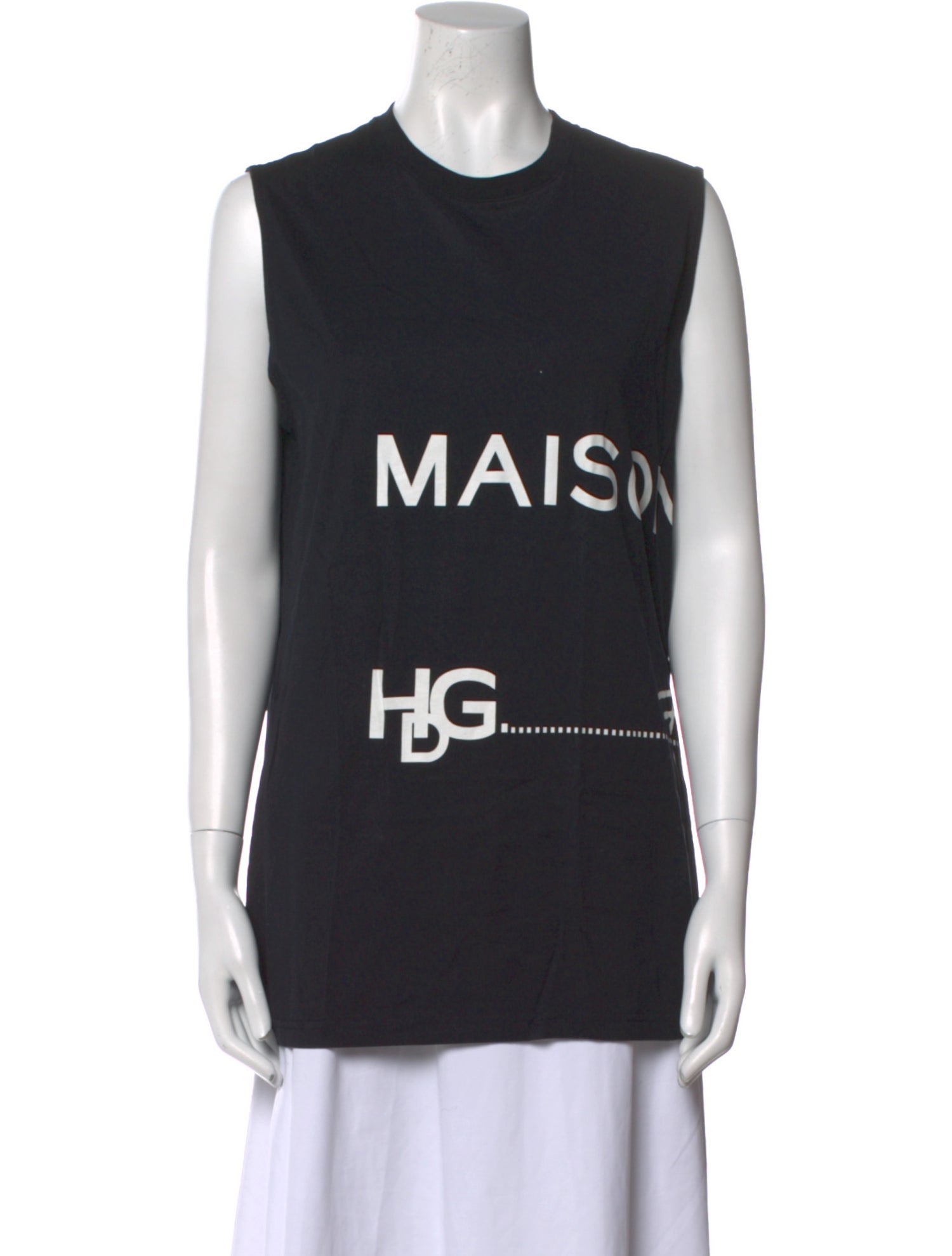 Givenchy Graphic Print Crew Neck Top