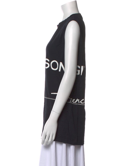 Givenchy Graphic Print Crew Neck Top