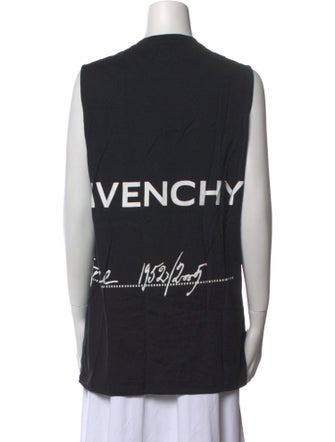 Givenchy Graphic Print Crew Neck Top