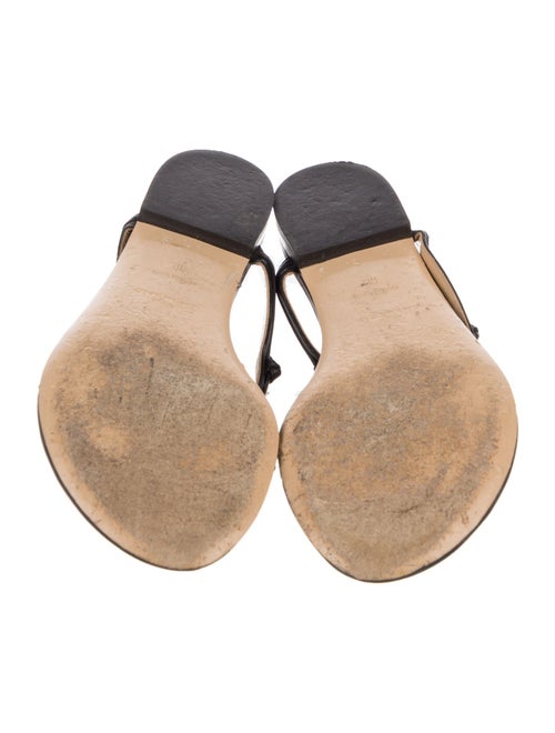 Givenchy Leather T-Strap Sandals