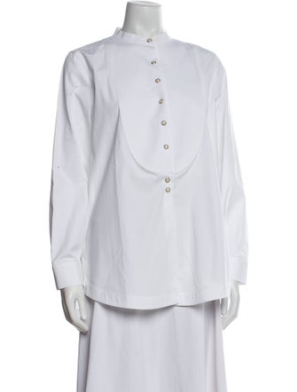 Givenchy Silk Mock Neck Tunic