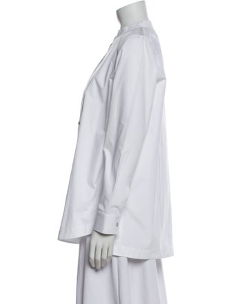 Givenchy Silk Mock Neck Tunic