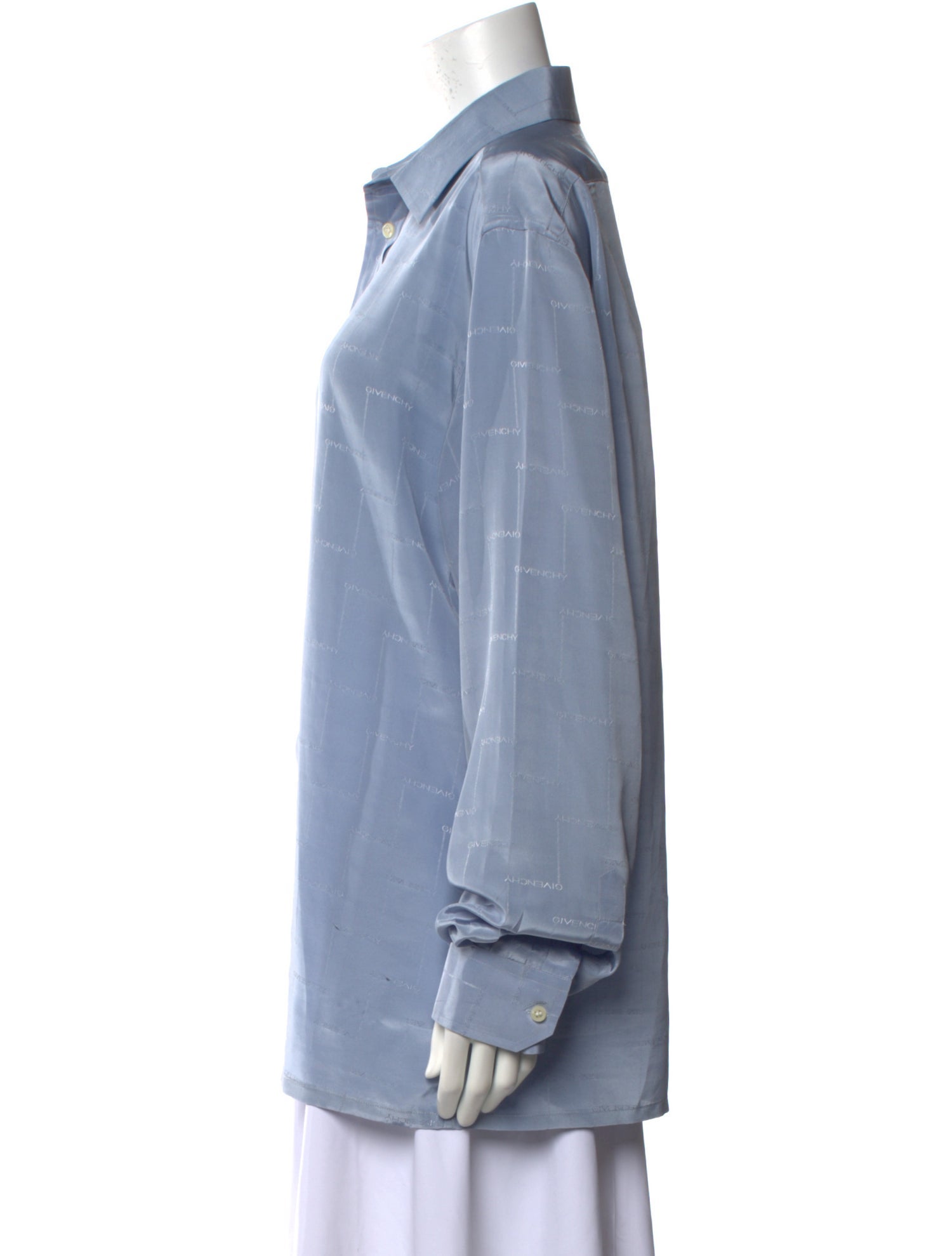 Givenchy Long Sleeve Button-Up Top