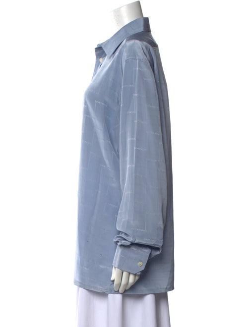 Givenchy Long Sleeve Button-Up Top