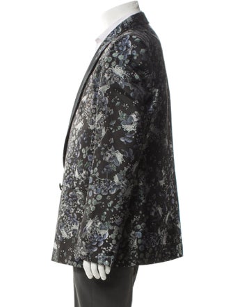 Givenchy Silk Floral Print Blazer