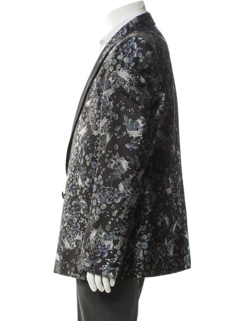Givenchy Silk Floral Print Blazer