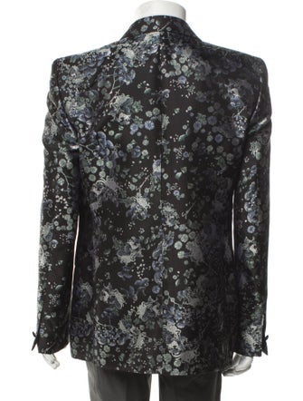 Givenchy Silk Floral Print Blazer