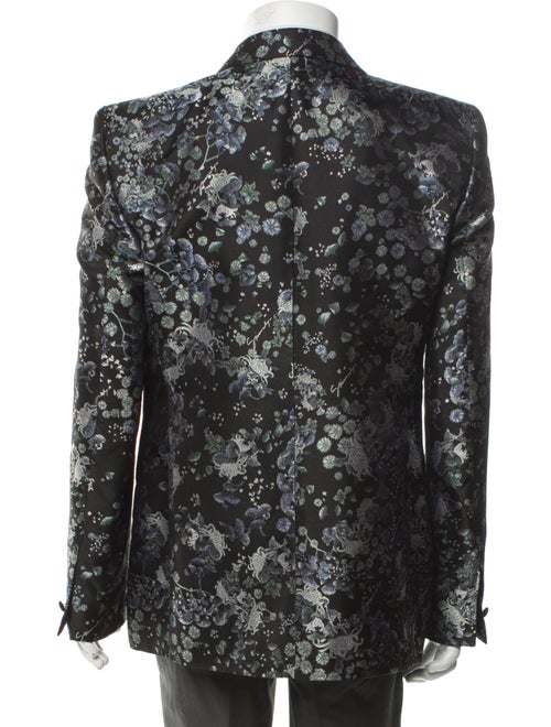 Givenchy Silk Floral Print Blazer
