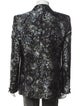 Givenchy Silk Floral Print Blazer