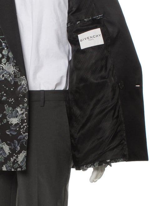 Givenchy Silk Floral Print Blazer