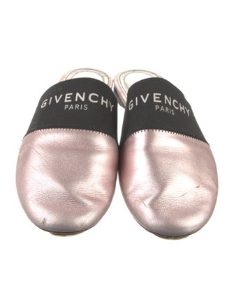 Givenchy Leather Printed Mules