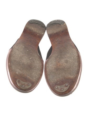 Givenchy Leather Printed Mules