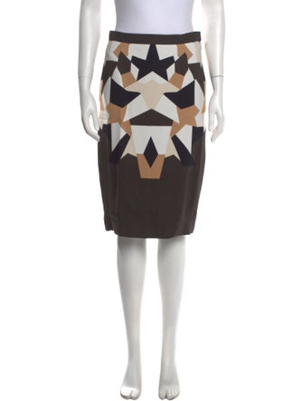 Givenchy Printed Knee-Length Skirt