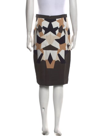 Givenchy Printed Knee-Length Skirt