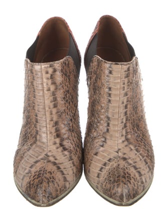Givenchy Snakeskin Animal Print Mules