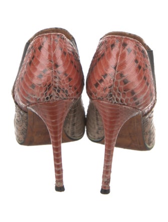 Givenchy Snakeskin Animal Print Mules
