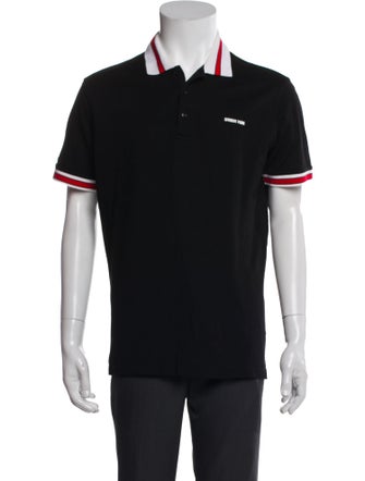 Givenchy Striped Crew Neck Polo Shirt