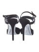 Givenchy Satin Crystal Embellishments Slingback Pumps