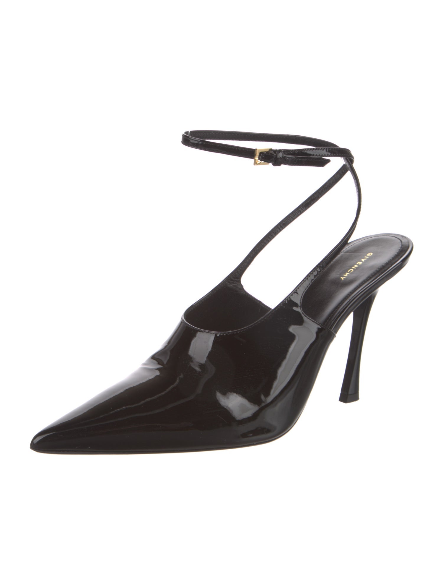 Givenchy Patent Leather Slingback Pumps