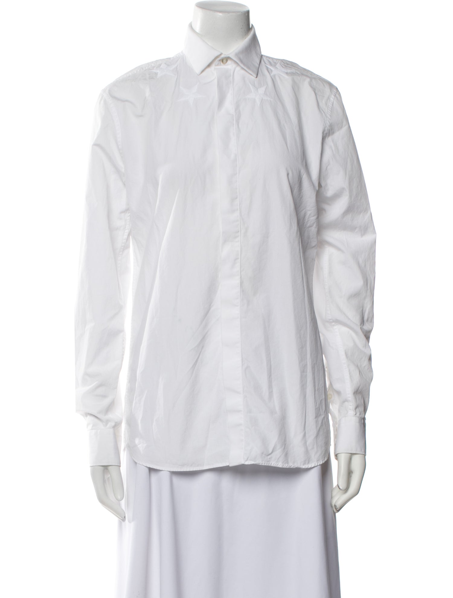 Givenchy Long Sleeve Button-Up Top