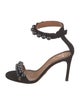 Givenchy Suede Beaded Accents Sandals