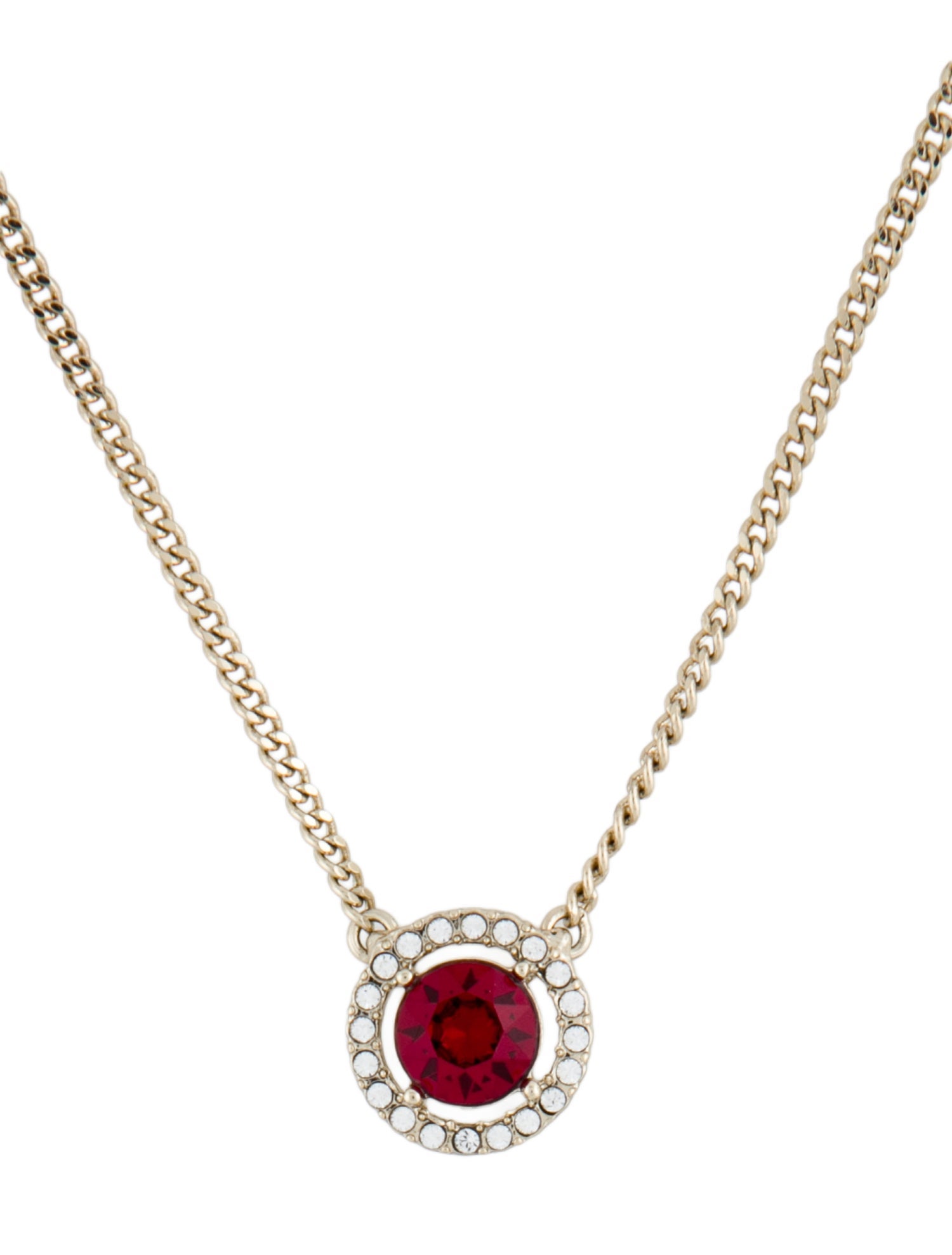 Givenchy Crystal Pendant Necklace