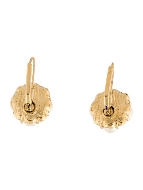 Givenchy Faux Pearl & Crystal Drop Earrings
