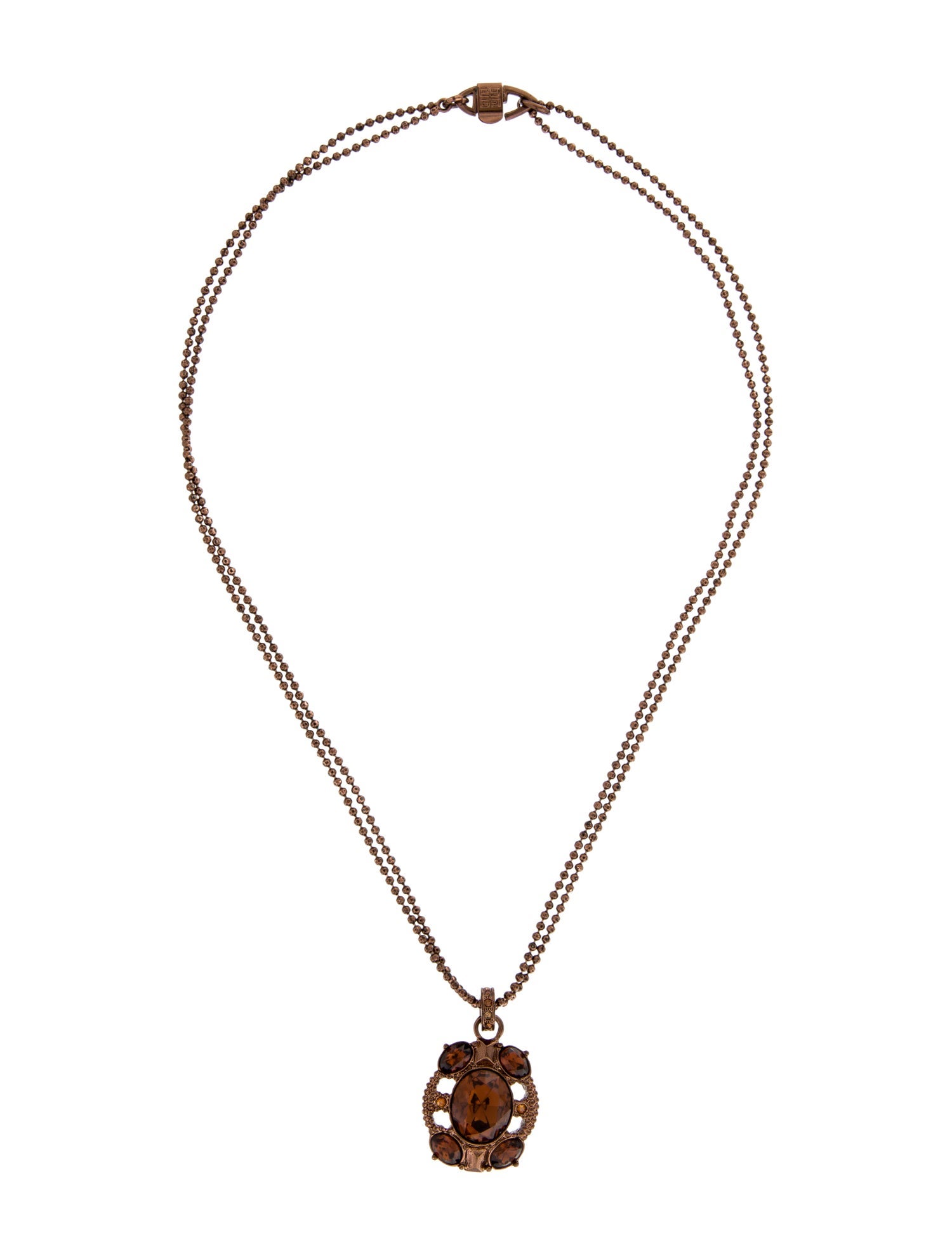 Givenchy Crystal Pendant Necklace