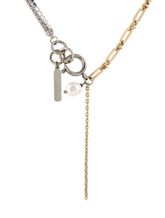 Givenchy Double G Logo Pendant Necklace