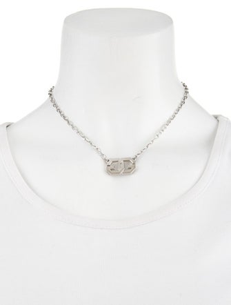 Givenchy Double G Logo Pendant Necklace