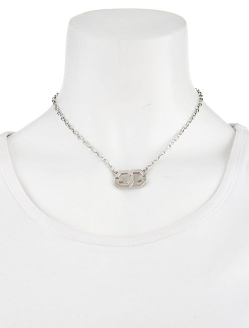 Givenchy Double G Logo Pendant Necklace