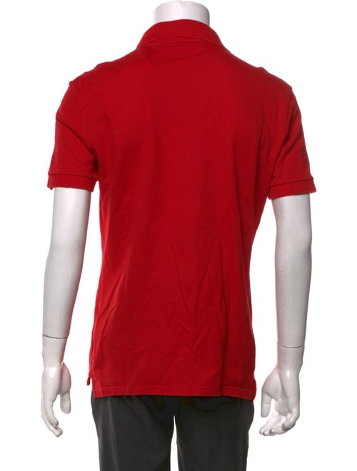 Givenchy Graphic Print V-Neck Polo Shirt