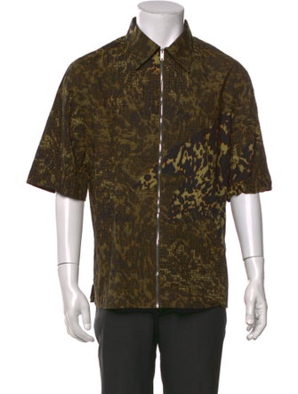 Givenchy Floral Print Short Sleeve Shirt