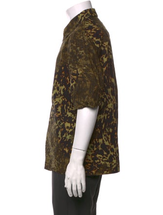 Givenchy Floral Print Short Sleeve Shirt