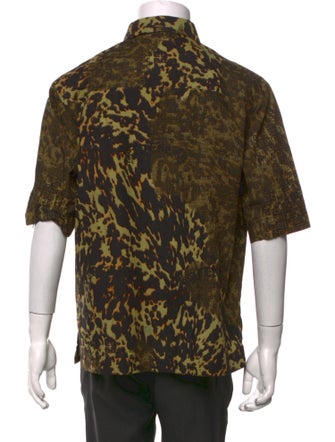 Givenchy Floral Print Short Sleeve Shirt