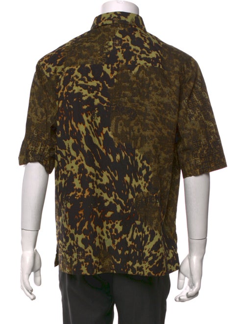 Givenchy Floral Print Short Sleeve Shirt