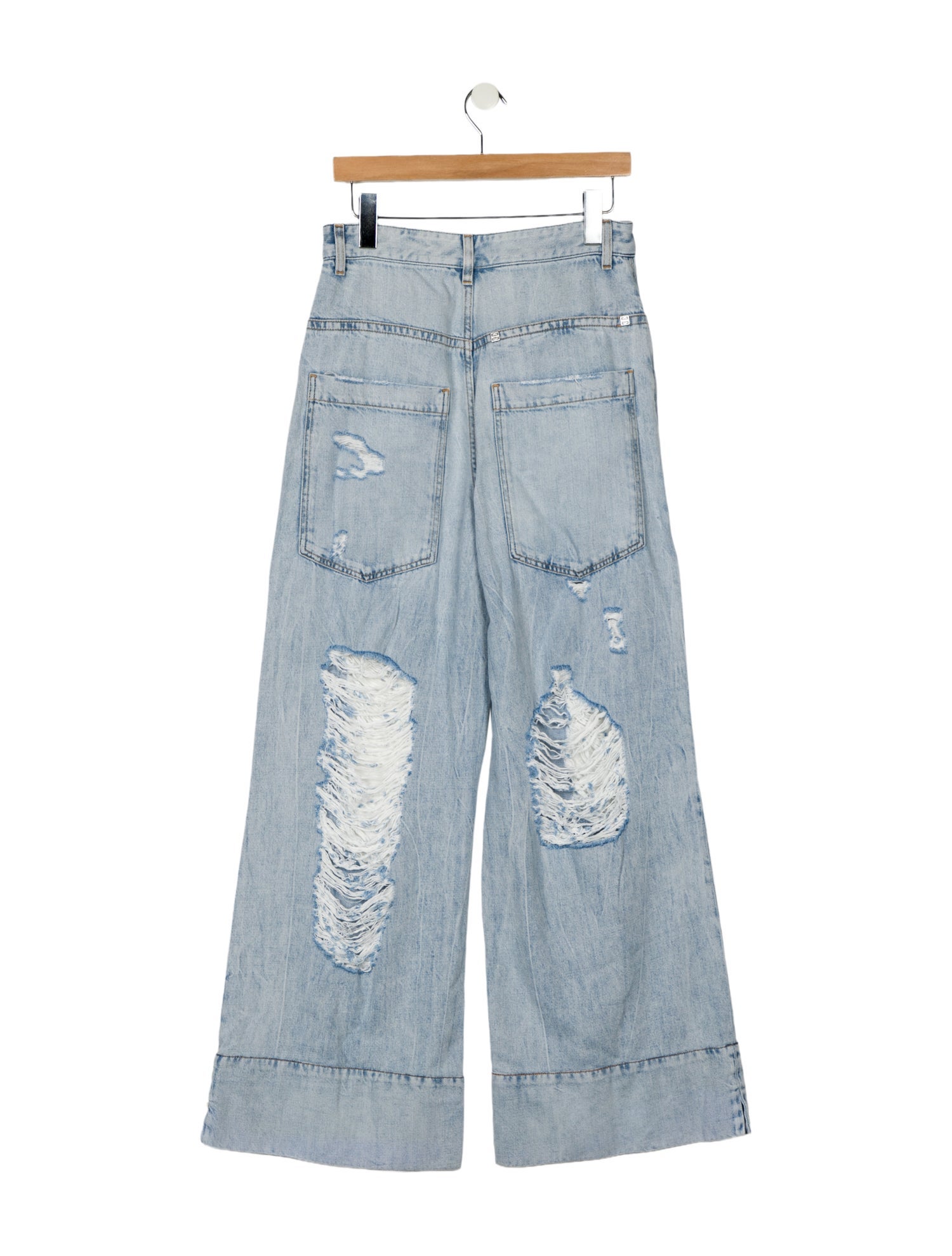 Givenchy High-Rise Wide Leg Jeans
