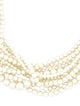 Givenchy Faux Pearl Multistrand Necklace