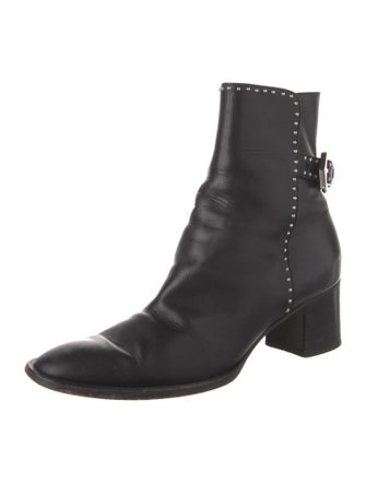 Givenchy Leather Studded Accents Boots