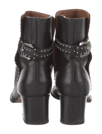 Givenchy Leather Studded Accents Boots