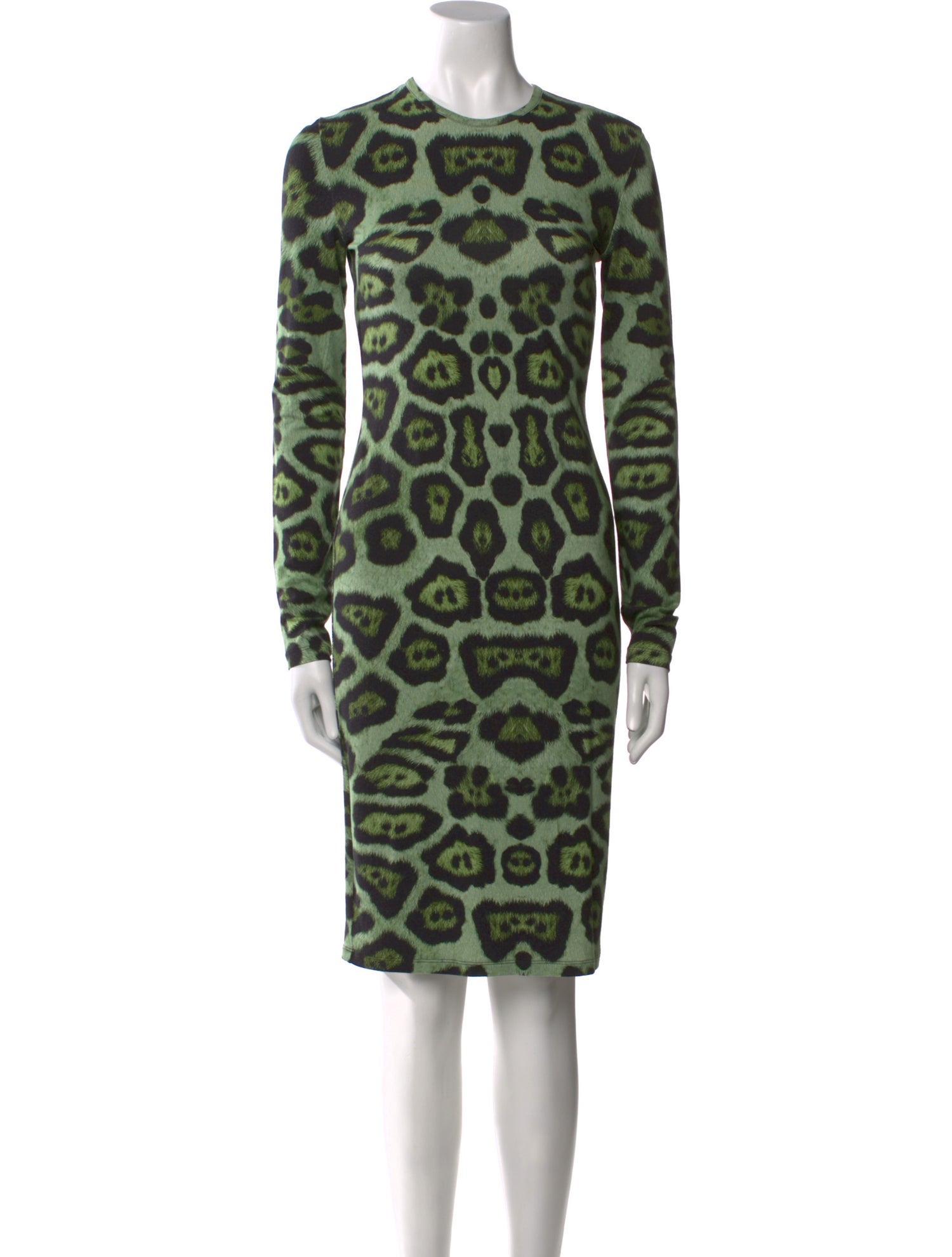 Givenchy Animal Print Knee-Length Dress